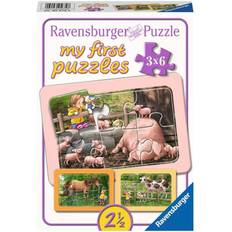 BRIO Ravensburger pussel: Exploring The Farm 3x6 Bitar