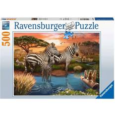 Ravensburger 500 pieces Ravensburger Zebras In Sunset 500 Pieces