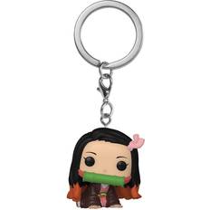 Funko pop demon slayer Funko Demon Slayer Pocket POP! Vinyl Keychains 4 Nezuko Display 12