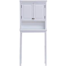 White Over the Toilet & Bathroom Storage Alaterre Furniture Dorset (ANVA7274WH)