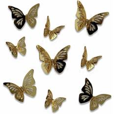 Gold Interior Decorating RoomMates 3D Gold Butterflies Peel & Stick Mirror Decals MichaelsÂ®