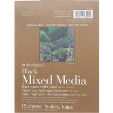 Strathmore 400 Series Toned Mixed Media Pad black 6 in. x 8 in. 15 sheets