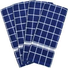 Blåa Diskdukar Design Imports Dii Nautical Windowpane Terry Dishtowel Dishcloth Blue