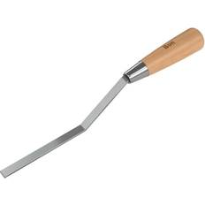 Trowels 4-5/16 Carbon Steel Caulking Jointer with Square End Wood Handle Trowel