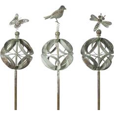 Gray Garden Ornaments Melrose Butterfly, Bird & Dragonfly Garden Stake