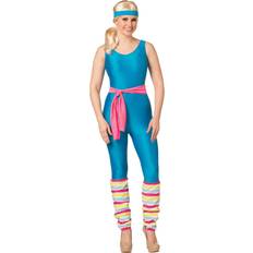 Barbie costume Barbie Women's Exercise Barbie Halloween Costume