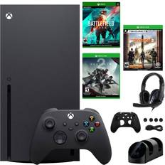 Xbox series x 1tb Microsoft Xbox Series X 1TB Console with Games and Accessories Kit