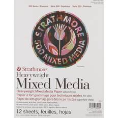 Strathmore 500 Series Heavyweight Mixed Media Pad 9"X12"-12 Sheets