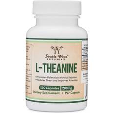 Double Wood Supplements L-Theanine 200 mg 120 pcs