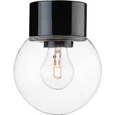 Ifö glob 150 IFÖ ELECTRIC Classic Globe Black Vægarmatur ∅ 15cm