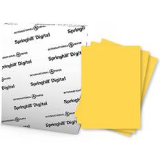 Yellow Watercolor Paper IP Springhill Opaque 8 1/2 x 11 60 lbs. Colored Copy Paper, Goldenrod Yellow, 500/Ream Quill Yellow