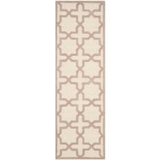 Safavieh Cambridge Trellis White, Beige, Natural 30x96"