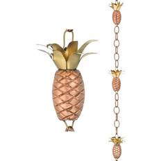 Garden & Outdoor Environment Good Directions Pineapple Rain Chain Pure Copper