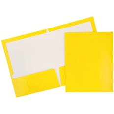 Jam Paper Laminated Two Pocket Glossy Letter