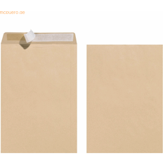 Buste Herlitz busta C4 90 g con chiusura adesiva, carta riciclata, marchio di qualità ecologica Blauer Engel, confezione da 10 pezzi, termosaldata