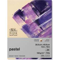 Black Watercolor Paper Winsor & Newton Pastel Paper Pad Earth, 12" x 16" 24 Sheets