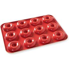 Red Baking Tins Nordic Ware Donut Pan Baking Tin 13 "