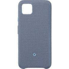 Google Pixel skyddsfodral – skyddsfodral kompatibelt med exakt tyg och Active Edge, Blue-ish, Pixel 4, GA01283