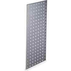 Tool Boards Triton Products LocBoard LBS-3S Steel Square Hole Pegboard Strip, 30" x 12" Silver