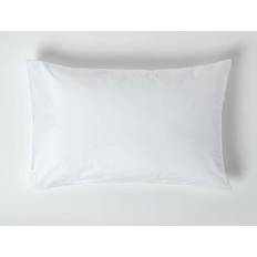 Textiles Homescapes Standard 200 TC 400 Thread Count Pillow Case White