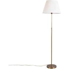 Bronze Lampes sur Pied QAZQA Lampadaire En Bronze 45 cm Lampe sur Pied