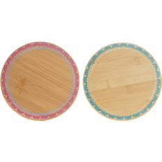 Turkis Dækkeservietter Dkd Home Decor Boho Bambus 20 Dækkeserviet Rød, Turkis