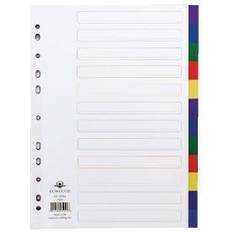 Concord Subject Dividers Polypropylene Europunched 12-Part A4