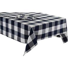 Articles de Fête Dkd Home Decor Nappe Et Serviettes De Table 250 x 150 x 0,5 cm Bleu Blanc