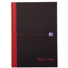 Red Notepads 100080491 Black n Red A5 Casebound Hard Cover