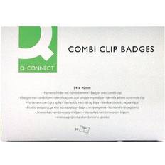 54x90mm Q-CONNECT Combination Badge 54x90mm Pack