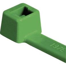 Green Cable Ties HellermannTyton 111-03014 T30R-PA66-GN Cable tie 150 mm 3.50 mm Green High UTS 100 pc(s)