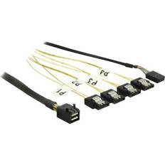 Mini hd sata DeLock Seriel ATA/SAS-kabel 0.5m