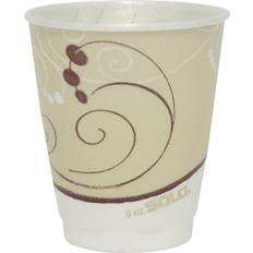 Solo 100-Count 8-oz Brown Paper Disposable Cups SCCX8J8002