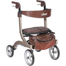 Best Walkers Drive Medical Nitro DLX Euro Style Walker Rollator RTL10266CH-HS