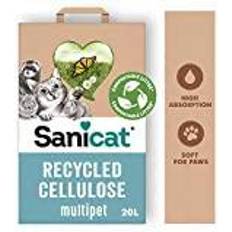 Sanicat Animaux de compagnie Sanicat litter Recycled Celulose, litter..