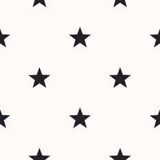 Noordwand Wallpaper Friends & Coffee Little Stars Black and White