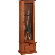 American Furniture Classics 8 Gun Glass Cabinet 20x66"