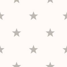 Noordwand Wallpaper Friends & Coffee Little Stars Light Grey and White