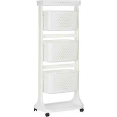 Carritos Mesa rebaja Kinvara Verdulero Blanco Polipropileno 33 x 112 x 44 cm Carrito Mesa