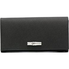 Longchamp Roseau Black Ladies 3.9 x 7.7 in Wallets L3146HPN001