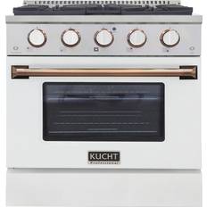 Ranges Kucht 30-in Deep Recessed White, Gold, Blue