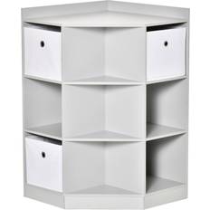 Bookcases Kid's Room Homcom Kids Storage Cabinet Corner