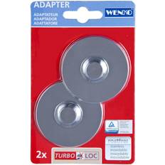 Portasaponi Wenko Adattatore Turbo-Loc Set di 2