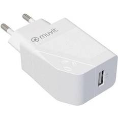 Muvit Chargeur USB 2,4A 12W Blanc