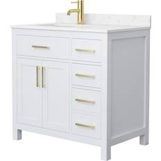 Wood Vanity Units Wyndham Collection Beckett (WCG242436SWGCCUNSMXX)