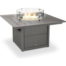 Square propane fire pit Polywood 42" Square Propane Fire Pit