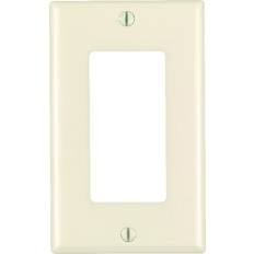 Leviton Decora 1-Gang Wall Plate, Light Almond