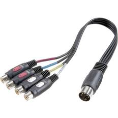 SpeaKa Professional SP-7870300 Audio Y-adapter 1
