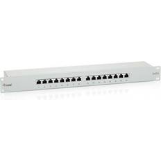 Patchpanel 16x RJ45 Cat6 19"