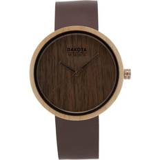 Herrklocka trä Dakota Maple/Walnut (26379)